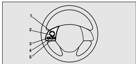 MITSUBISHI Space Star 2 Phase 2 (2016-2019) - Interrupteur de commande au volant et microphone - 1