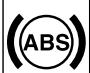 MITSUBISHI Space Star 2 Phase 2 (2016-2019) - Si le témoin du système de freinage antiblocage et le témoin des freins s'allument en même temps - 1