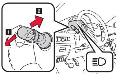TOYOTA Avensis 3 Phase 1 (2009-2012) - Actionnement des feuels de route - 1