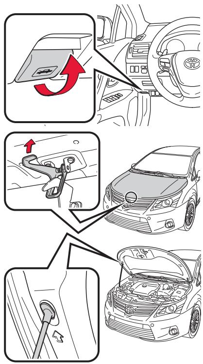 TOYOTA Avensis 3 Phase 1 (2009-2012) - Ouverture du réservoir à carburant - 2