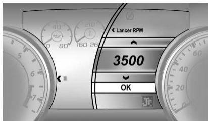 CHEVROLET Camaro 6 (2019) - Commande de lancement personnalisé (selon l'équipement) - 8