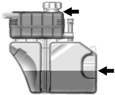 CHEVROLET Camaro 6 (2019) - Vérification du niveau de liquide de refroidissement - 1
