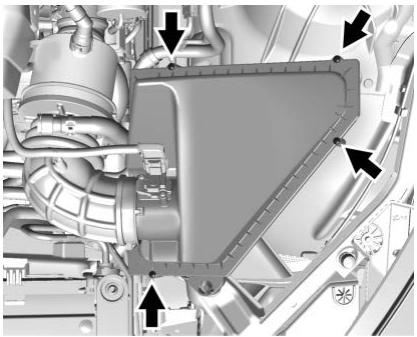 CHEVROLET Camaro 6 (2019) - Comment inspecter le filtre à air du moteur - 1