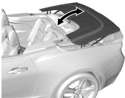 CHEVROLET Camaro 6 (2019) - Mouvement manuel du toit - 1