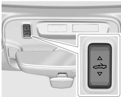 CHEVROLET Camaro 6 (2019) - Utilisation du commutateur de la console de pavillon - 1