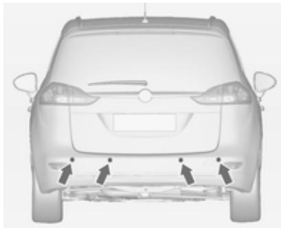OPEL Zafira C Phase 1 (2011-2016) - Aide au stationnement - 1