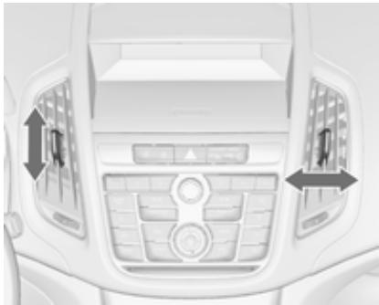 OPEL Zafira C Phase 1 (2011-2016) - Bouches d'aération réglables - 2