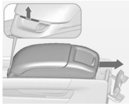 OPEL Zafira C Phase 1 (2011-2016) - Retrait de l'accoudoir - 2
