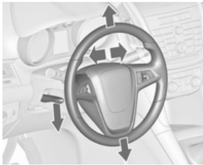 OPEL Zafira C Phase 1 (2011-2016) - Réglage du volant - 1