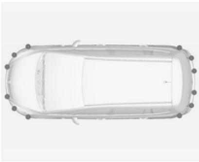 OPEL Zafira C Phase 1 (2011-2016) - Système avancé d'assistance au stationnement - 1