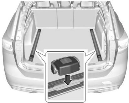 Buick Regal (2019) - Points d'arrimage de l'espace utilisé (Familiale) - 1
