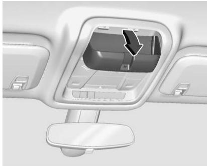 Buick Regal (2019) - Rangement de lunettes de soleil - 1