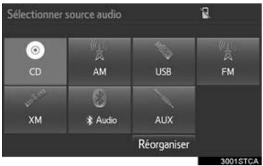 TOYOTA Sequoia (2016) - Appuyez sur le bouton "AUDIO". - 2