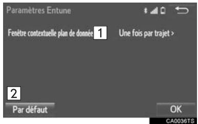 TOYOTA Sequoia (2016) - Paramètres entune app suite - 2