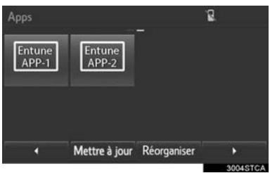 TOYOTA Sequoia (2016) - Sélectionnez l'application de radio par internet. - 1