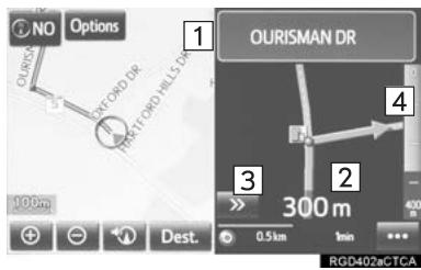 TOYOTA Sequoia (2016) - Lorsque vous approchez d'une intersection - 1