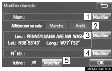 TOYOTA Sequoia (2016) - Modification du domicile - 1