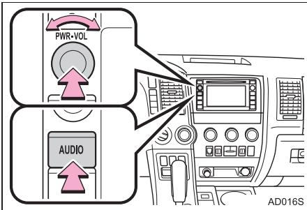 TOYOTA Sequoia (2016) - Mise en MARCHE et ARRET du systemé - 1
