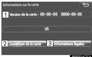 TOYOTA Sequoia (2016) - Sélectionnez "données cartographiques". - 1
