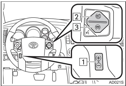 TOYOTA Sequoia (2016) - Utilisation du bouton de téléphonie/microphone - 1