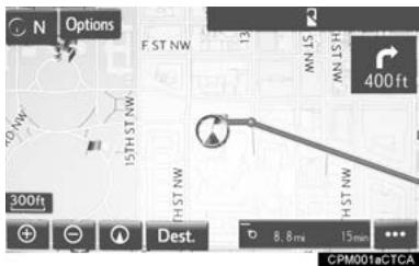 TOYOTA Sequoia (2016) - Orientation de la CARTE - 1