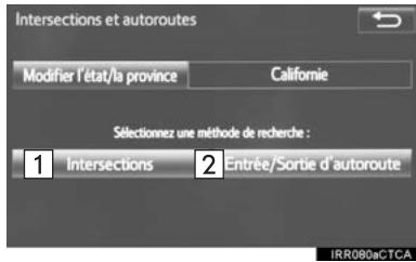 TOYOTA Sequoia (2016) - Recherche par intersection et autoroute - 1