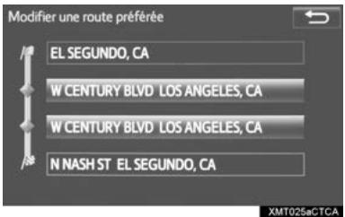 TOYOTA Sequoia (2016) - Modification des ROUTES préférentielles - 1