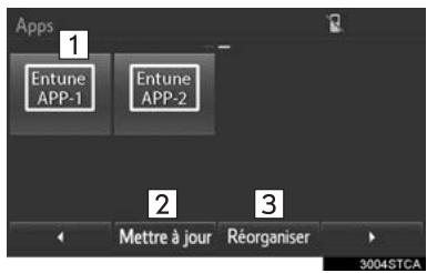 TOYOTA Sequoia (2016) - Appuyez sur le bouton "APPS". - 2