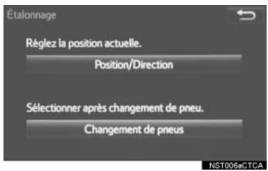 TOYOTA Sequoia (2016) - Étalonnage de la position actuelle/après changement des PNEUS - 1