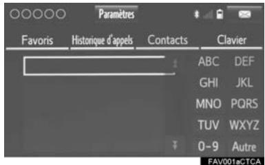 TOYOTA Sequoia (2016) - Paramètres de Téléphone/Messagerie - 3