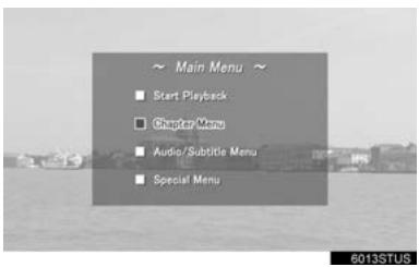 TOYOTA Sequoia (2016) - Utilisation du MENU du DISQUE - 1