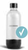 SODASTREAM ETERRA - COMPATIBLE AVEC LES Bouteilles SUIVANTES : - 3