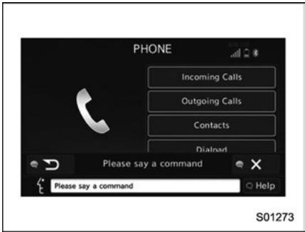 SUBARU Outback (2016) - Fonctionnement du système de commande vocale - 1