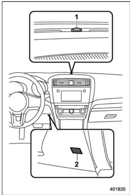 SUBARU Outback (2016) - Capteurs de température - 1