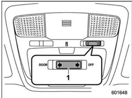 SUBARU Outback (2016) - Lampe de lecture - 2