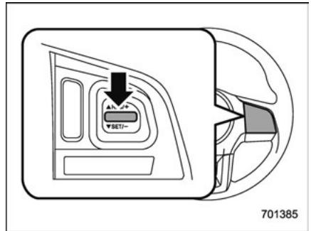 SUBARU Outback (2016) - Mise hors service du régulateur de vitesse - 3