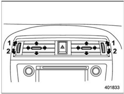 SUBARU Outback (2016) - Aérateurs centraux - 1