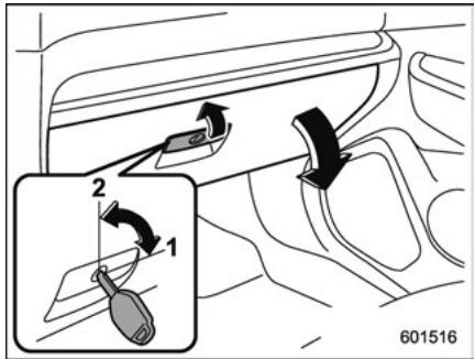 SUBARU Outback (2016) - Boîte à gants - 1