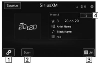SUBARU Outback (2016) - Écran de commande et tableau de commande audio - 1