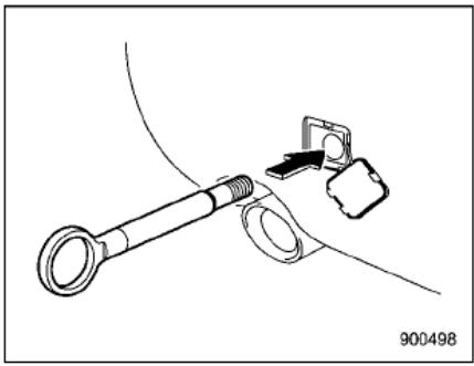 SUBARU Outback (2016) - Croquette de remorquage arrière (outback): - 2