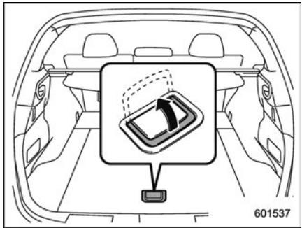 SUBARU Outback (2016) - Rangement de la couverture de l'espace de chargement - 1