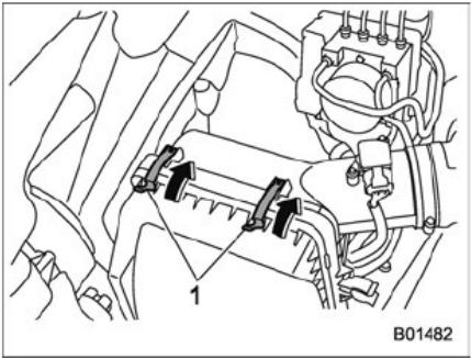 SUBARU Outback (2016) - Remplacement de l'objet du filtre à air - 1