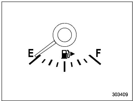 SUBARU Outback (2016) - Jauge de carburant - 1