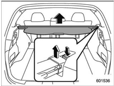 SUBARU Outback (2016) - Pour retirer l'ensemble rideau et enrouleur - 1