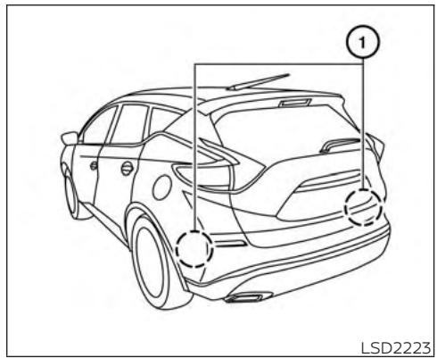 NISSAN Murano (2018) - AVERTISSEMENT - 1
