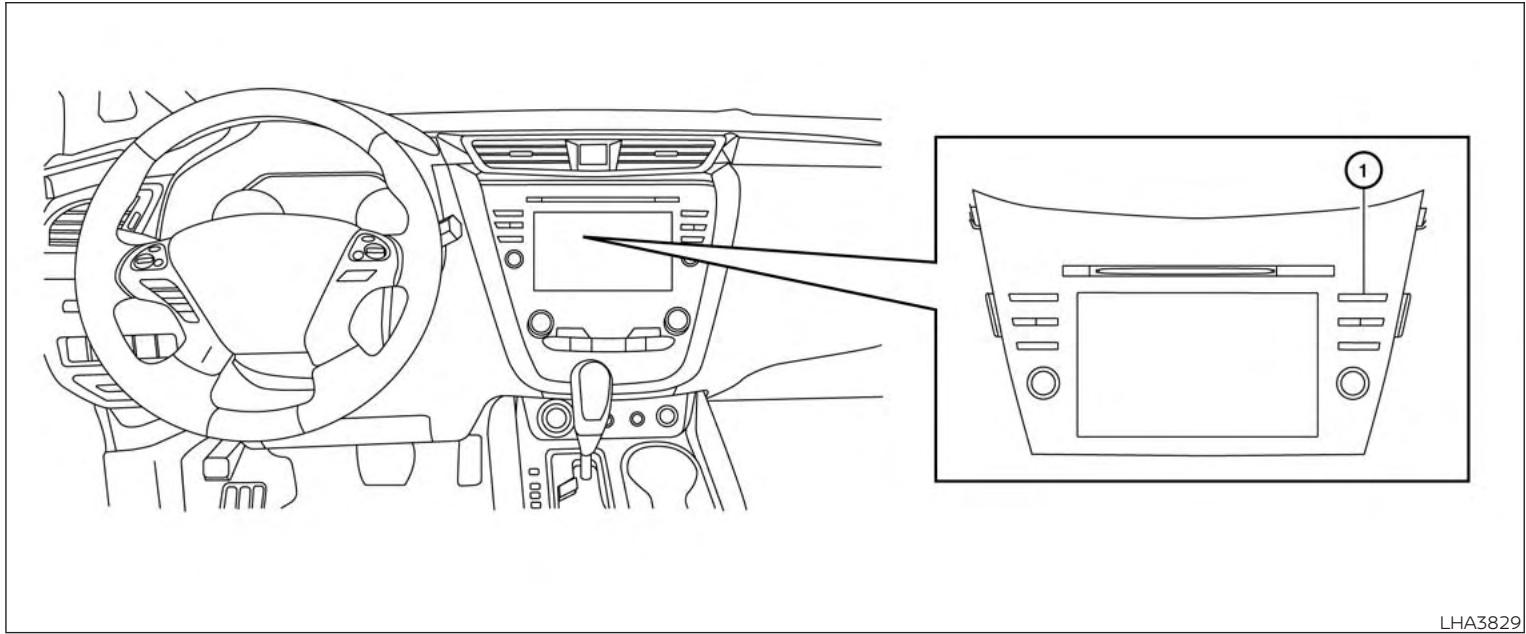 NISSAN Murano (2018) - SYSTÈME DE DÉTECTION D'OBJETS MOBILES (selon l'équipement) - 1