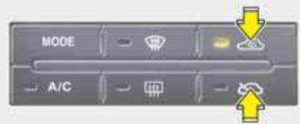 KIA Carens UN (2006-2010) - Modification de la température - 1