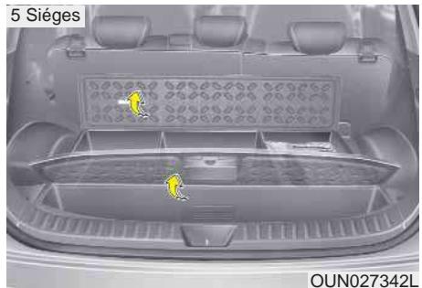 KIA Carens UN (2006-2010) - Bac de rangement - 1