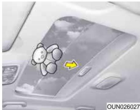 KIA Carens UN (2006-2010) - Coulissement du toit ouvrant - 1