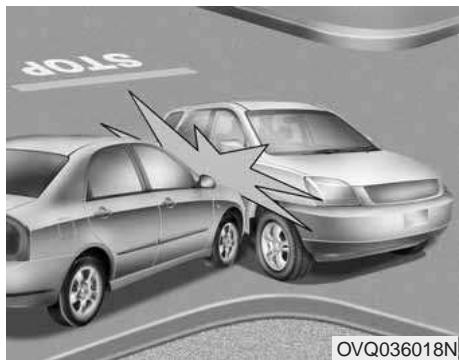 KIA Carens UN (2006-2010) - Conditions de non-declenchement de l'airbag - 2